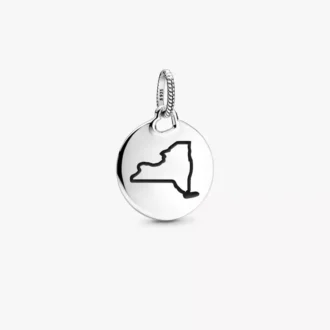 Endgültiger Verkauf – New York State Dangle Charm