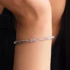 Endgültiger Verkauf – Pandora Infinite Bangle aus Sterlingsilber mit doppelseitigen, im Labor gezüchteten Diamanten, 0,30 ct insgesamt, Sterlingsilber Endgültiger Verkauf – Pandora Infinite Bangle aus Sterlingsilber mit doppelseitigen, im Labor gezüchteten Diamanten, 0,30 ct insgesamt, Sterlingsilber