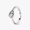 Pandora „Infinite“ Set aus Ring und Ohrringen mit Lab-Grown Diamonds, 1 Karat insgesamt, Sterlingsilber, 2er-Set Pandora „Infinite“ Set aus Ring und Ohrringen mit Lab-Grown Diamonds, 1 Karat insgesamt, Sterlingsilber, 2er-Set