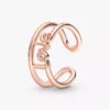Endgültiger Verkauf – Pandora ME Love Open Ring, 14 Karat Roségold-Beschichtung Endgültiger Verkauf – Pandora ME Love Open Ring, 14 Karat Roségold-Beschichtung
