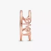 Endgültiger Verkauf – Pandora ME Love Open Ring, 14 Karat Roségold-Beschichtung Endgültiger Verkauf – Pandora ME Love Open Ring, 14 Karat Roségold-Beschichtung