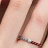 Endgültiger Verkauf – Pandora ME Pavé & Red Dual Ring aus Sterlingsilber Endgültiger Verkauf – Pandora ME Pavé & Red Dual Ring aus Sterlingsilber