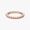 Endgültiger Verkauf – Pandora ME Pyramidenring, 14 Karat Roségold-Beschichtung Endgültiger Verkauf – Pandora ME Pyramidenring, 14 Karat Roségold-Beschichtung