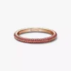 Endgültiger Verkauf – Pandora ME Red Pavé Ring, 14 Karat Roségold-Beschichtung Endgültiger Verkauf – Pandora ME Red Pavé Ring, 14 Karat Roségold-Beschichtung