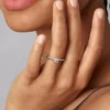 Endgültiger Verkauf – Pandora Nova Sterling-Silber-Ring mit versetztem, im Labor gezüchtetem Diamanten, 0,25 Karat, Sterling-Silber Endgültiger Verkauf – Pandora Nova Sterling-Silber-Ring mit versetztem, im Labor gezüchtetem Diamanten, 0,25 Karat, Sterling-Silber