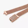 Endgültiger Verkauf – Pandora Reflexions Langes Pavé-Armband mit Verschluss, 14 Karat Roségold-Beschichtung Endgültiger Verkauf – Pandora Reflexions Langes Pavé-Armband mit Verschluss, 14 Karat Roségold-Beschichtung