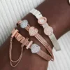 Endgültiger Verkauf – Pandora Reflexions™ Mesh-Armband, 14 Karat Roségold-Beschichtung Endgültiger Verkauf – Pandora Reflexions™ Mesh-Armband, 14 Karat Roségold-Beschichtung