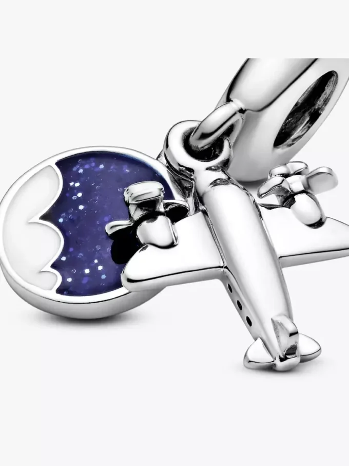 Endgültiger Verkauf – Propellerflugzeug-Dangle Charm aus Sterlingsilber Endgültiger Verkauf – Propellerflugzeug-Dangle Charm aus Sterlingsilber