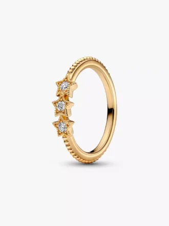 Endgültiger Verkauf – Ring mit Sternenmotiv, 14 Karat vergoldet Endgültiger Verkauf – Ring mit Sternenmotiv, 14 Karat vergoldet