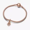 Endgültiger Verkauf – Schutz-Hamsa-Hand-Dangle Charm, 14-karätige Roségoldbeschichtung Endgültiger Verkauf – Schutz-Hamsa-Hand-Dangle Charm, 14-karätige Roségoldbeschichtung