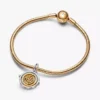 Endgültiger Verkauf – zweifarbiger Fú-Dangle-Charm aus Sterlingsilber, 14-karätig vergoldet Endgültiger Verkauf – zweifarbiger Fú-Dangle-Charm aus Sterlingsilber, 14-karätig vergoldet