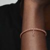 ENDVERKAUF – Buchstabe L Script Alphabet Dangle Charm – 14 Karat Roségold-Beschichtung ENDVERKAUF – Buchstabe L Script Alphabet Dangle Charm – 14 Karat Roségold-Beschichtung