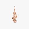 ENDVERKAUF – Buchstabe Y Script Alphabet-Dangle Charm – 14 Karat Roségold-Beschichtung ENDVERKAUF – Buchstabe Y Script Alphabet-Dangle Charm – 14 Karat Roségold-Beschichtung