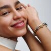 ENDVERKAUF – Celestial Heart Clasp Bangle – Sterlingsilber ENDVERKAUF – Celestial Heart Clasp Bangle – Sterlingsilber
