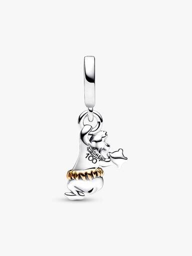ENDVERKAUF – Disney 100th Anniversary Baloo Lab-grown Diamond Dangle Charm – 0,009 ct TW, 14 Karat Gold, Sterlingsilber ENDVERKAUF – Disney 100th Anniversary Baloo Lab-grown Diamond Dangle Charm – 0,009 ct TW, 14 Karat Gold, Sterlingsilber