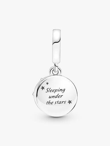 ENDVERKAUF – Doppelter Dangle Charm „Camping Night Sky“ – Sterlingsilber ENDVERKAUF – Doppelter Dangle Charm „Camping Night Sky“ – Sterlingsilber
