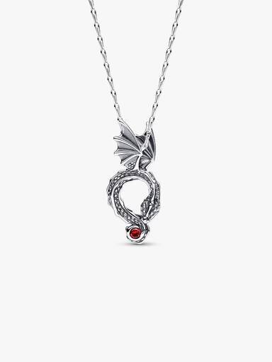 ENDVERKAUF – Game of Thrones Drachen-Anhänger-Halskette – Sterlingsilber ENDVERKAUF – Game of Thrones Drachen-Anhänger-Halskette – Sterlingsilber