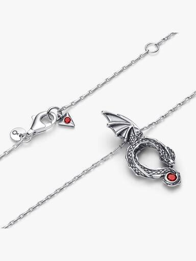 ENDVERKAUF – Game of Thrones Drachen-Anhänger-Halskette – Sterlingsilber ENDVERKAUF – Game of Thrones Drachen-Anhänger-Halskette – Sterlingsilber