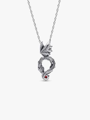 ENDVERKAUF – Game of Thrones Drachen-Anhänger-Halskette – Sterlingsilber ENDVERKAUF – Game of Thrones Drachen-Anhänger-Halskette – Sterlingsilber