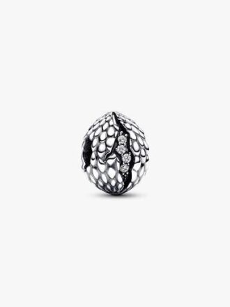 ENDVERKAUF – Game of Thrones funkelnder Drachen-Ei-Charm – Sterlingsilber