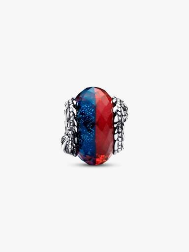 ENDVERKAUF – Game of Thrones „Ice & Fire Dragons“ Doppel-Murano Glass-Charm – Sterlingsilber ENDVERKAUF – Game of Thrones „Ice & Fire Dragons“ Doppel-Murano Glass-Charm – Sterlingsilber