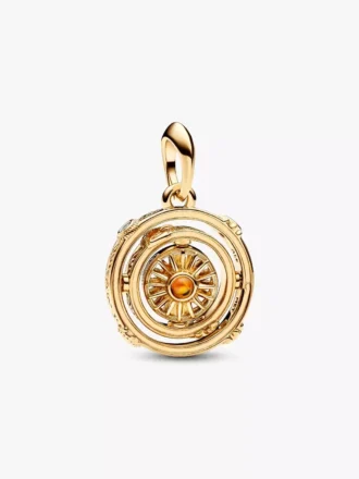 Endverkauf – Game of Thrones Spinning Astrolabe Dangle Charm, 14-karätig vergoldet