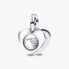 Endverkauf – gravierbarer Herz-Lupen-Dangle Charm aus Sterlingsilber Endverkauf – gravierbarer Herz-Lupen-Dangle Charm aus Sterlingsilber