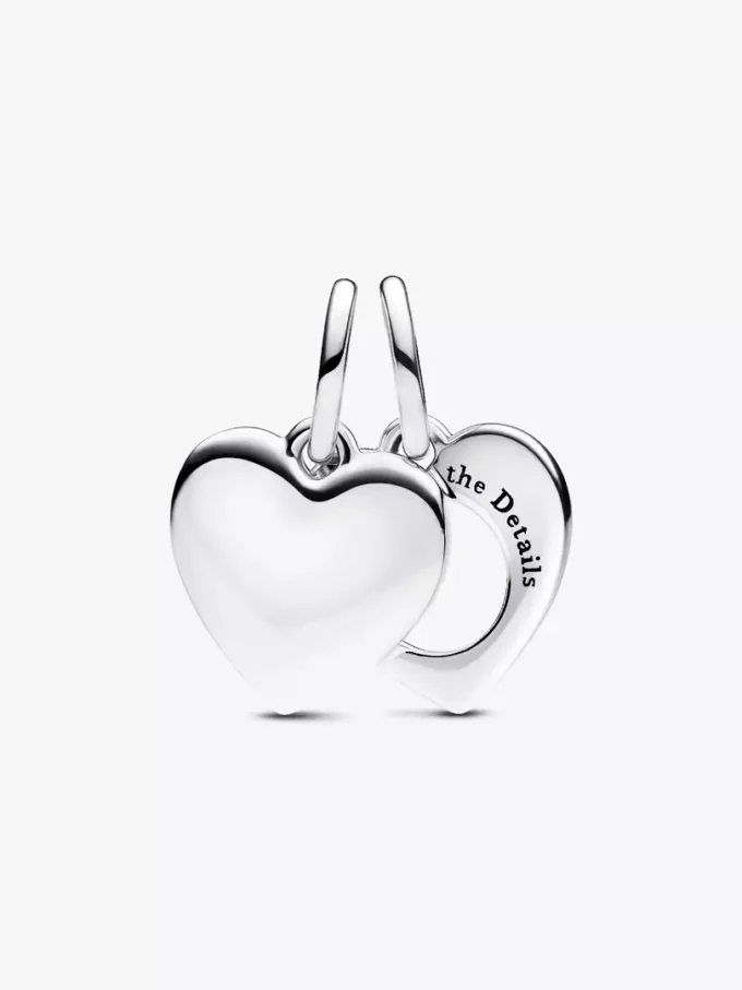 Endverkauf – gravierbarer Herz-Lupen-Dangle Charm aus Sterlingsilber Endverkauf – gravierbarer Herz-Lupen-Dangle Charm aus Sterlingsilber