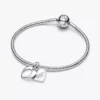 Endverkauf – gravierbarer Herz-Lupen-Dangle Charm aus Sterlingsilber Endverkauf – gravierbarer Herz-Lupen-Dangle Charm aus Sterlingsilber
