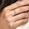 ENDVERKAUF – Hellblauer Solitärring – 14 Karat Roségold-Beschichtung ENDVERKAUF – Hellblauer Solitärring – 14 Karat Roségold-Beschichtung