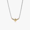 ENDVERKAUF – Marvel Captain Marvel Octogram Star Two-Tone-Anhänger-Halskette – Sterlingsilber, 14-karätige Vergoldung ENDVERKAUF – Marvel Captain Marvel Octogram Star Two-Tone-Anhänger-Halskette – Sterlingsilber, 14-karätige Vergoldung