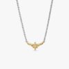 ENDVERKAUF – Marvel Captain Marvel Octogram Star Two-Tone-Anhänger-Halskette – Sterlingsilber, 14-karätige Vergoldung ENDVERKAUF – Marvel Captain Marvel Octogram Star Two-Tone-Anhänger-Halskette – Sterlingsilber, 14-karätige Vergoldung