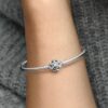 ENDVERKAUF – Pandora Moments Bangle mit funkelndem Schneeflockenverschluss – Sterlingsilber ENDVERKAUF – Pandora Moments Bangle mit funkelndem Schneeflockenverschluss – Sterlingsilber