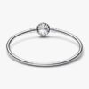 ENDVERKAUF – Pandora Moments Bangle mit funkelndem Schneeflockenverschluss – Sterlingsilber ENDVERKAUF – Pandora Moments Bangle mit funkelndem Schneeflockenverschluss – Sterlingsilber