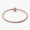 ENDVERKAUF – Pandora Moments Limited Edition Shooting Star Charm Bangle – 14 Karat Roségold-Beschichtung ENDVERKAUF – Pandora Moments Limited Edition Shooting Star Charm Bangle – 14 Karat Roségold-Beschichtung