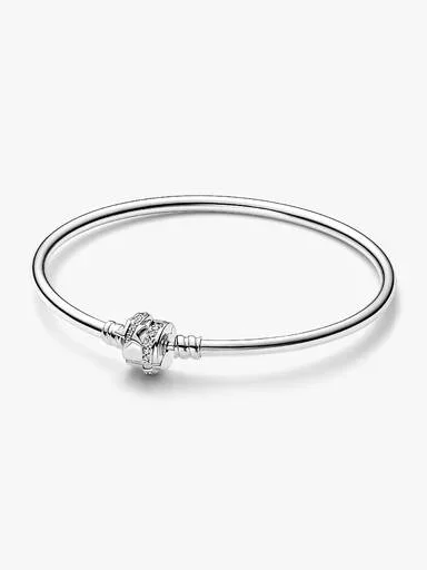 ENDVERKAUF – Pandora Moments Limited Edition Shooting Star Charm Bangle – Sterlingsilber ENDVERKAUF – Pandora Moments Limited Edition Shooting Star Charm Bangle – Sterlingsilber