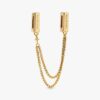 ENDVERKAUF – Safety Chain-Clip Charm – 18 Karat vergoldetes Sterlingsilber ENDVERKAUF – Safety Chain-Clip Charm – 18 Karat vergoldetes Sterlingsilber