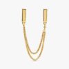 ENDVERKAUF – Safety Chain-Clip Charm – 18 Karat vergoldetes Sterlingsilber ENDVERKAUF – Safety Chain-Clip Charm – 18 Karat vergoldetes Sterlingsilber