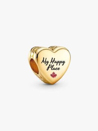 ENDVERKAUF – Toronto I Love Heart Charm – 14 Karat vergoldet