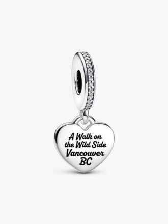 ENDVERKAUF – Vancouver Hiker Dangle Charm – Sterlingsilber