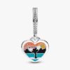 ENDVERKAUF – Vancouver Whale Heart Dangle Charm – Sterlingsilber ENDVERKAUF – Vancouver Whale Heart Dangle Charm – Sterlingsilber