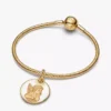 Engel-Charm, 14 Karat vergoldet