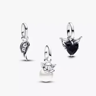 Engelsflügel-Charm-Trio, 3er-Set