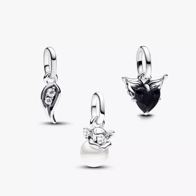 Engelsflügel-Charm-Trio, 3er-Set Engelsflügel-Charm-Trio, 3er-Set