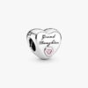 Enkelin-Herz-Charm – Sterlingsilber
