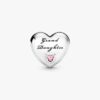 Enkelin-Herz-Charm – Sterlingsilber
