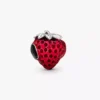 Erdbeer-Charm aus Sterlingsilber