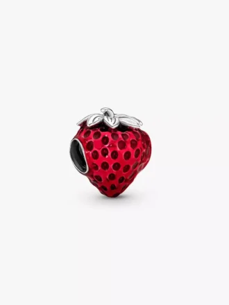 Erdbeer-Charm aus Sterlingsilber
