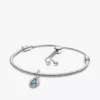Eternity Circle Dangle Charm-Armband-Set „Dezember“, 2er-Set Eternity Circle Dangle Charm-Armband-Set „Dezember“, 2er-Set