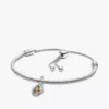 Eternity Circle-Dangle Charm-Armband-Set „November“ (2er-Set) Eternity Circle-Dangle Charm-Armband-Set „November“ (2er-Set)